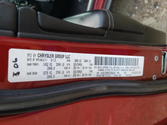 Photo 10 from auction – 2014 JEEP GRAND CHER with VIN 1C4RJFBM9EC298223