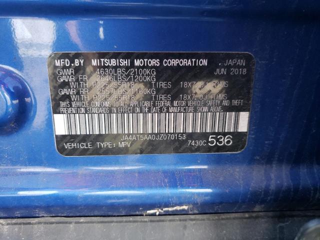 Photo 10 from auction – 2018 MITSUBISHI ECLIPSE CR with VIN JA4AT5AA0JZ070153