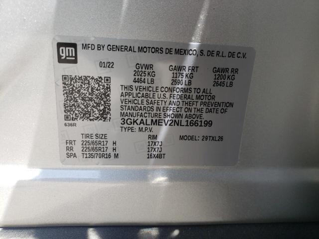 Photo 10 from auction – 2022 GMC TERRAIN SL with VIN 3GKALMEV2NL166199