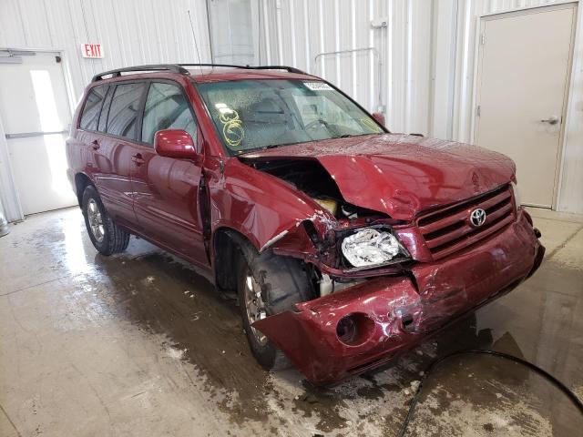 TOYOTA HIGHLANDER 2006 with VIN JTEEP21A060147363 - Photo from auction