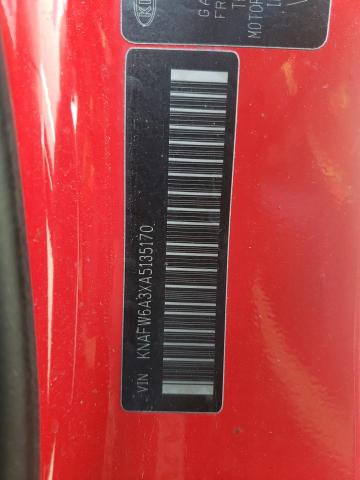 Photo 10 from auction – 2010 KIA FORTE SX with VIN KNAFW6A3XA5135170