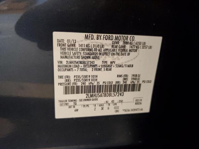 Photo 10 from auction – 2013 LINCOLN MKT with VIN 2LMHJ5AT8DBL57243