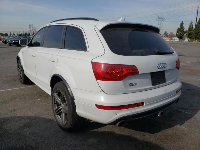 Photo 3 from auction – 2013 AUDI Q7 PRESTIG with VIN WA1DGAFE3DD000881