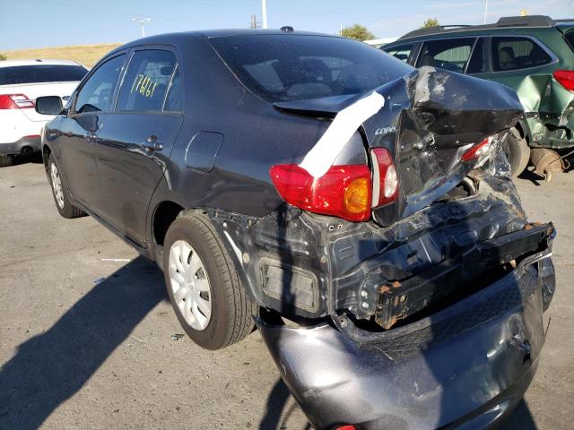 Photo 3 from auction – 2009 TOYOTA COROLLA with VIN JTDBL40E099062588