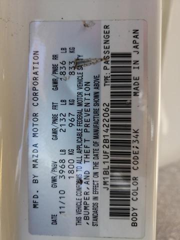 Photo 10 from auction – 2011 MAZDA 3 I with VIN JM1BL1UF2B1422062