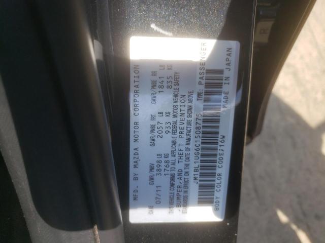 Photo 10 from auction – 2012 MAZDA 3 I with VIN JM1BL1UG6C1508775