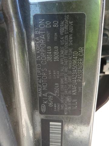 Zdjęcie 10 z aukcji – 2010 KIA FORTE EX z VIN KNAFU4A23A5096410