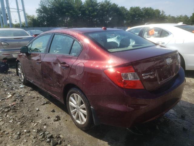 Photo 3 from auction – 2012 HONDA CIVIC EXL with VIN 19XFB2F94CE320018