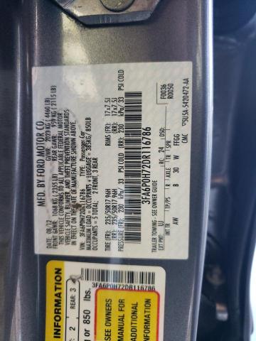 Photo 10 from auction – 2013 FORD FUSION SE with VIN 3FA6P0H72DR116786