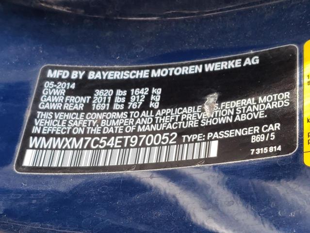 Photo 10 from auction – 2014 MINI COOPER S with VIN WMWXM7C54ET970052