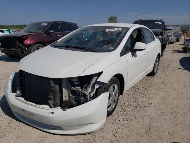 Photo 2 from auction – 2012 HONDA CIVIC LX with VIN 19XFB2F58CE330757