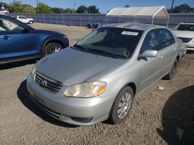 Photo 2 from auction – 2003 TOYOTA COROLLA CE with VIN 2T1BR32E73C130909