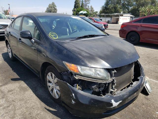 HONDA CIVIC LX 2012 with VIN 19XFB2F52CE379176 - Photo from auction