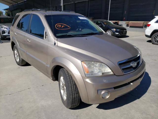 KIA SORENTO EX 2005 with VIN KNDJC733555359459 - Photo from auction