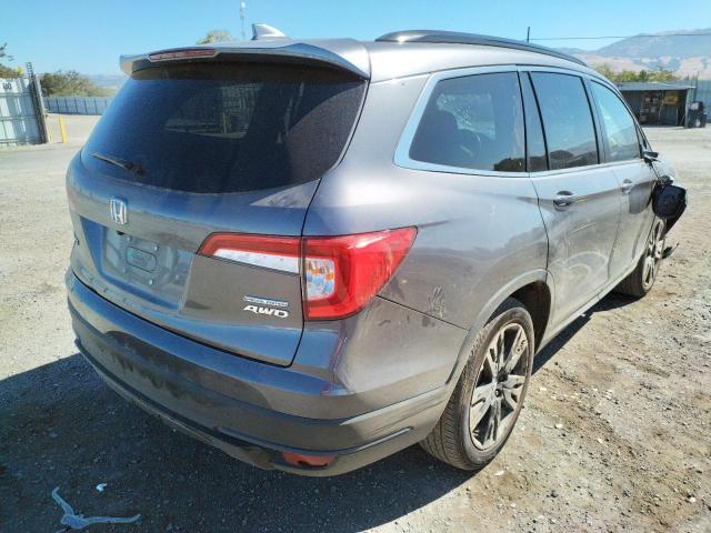 Photo 4 from auction – 2021 HONDA PILOT SE with VIN 5FNYF6H27MB053604