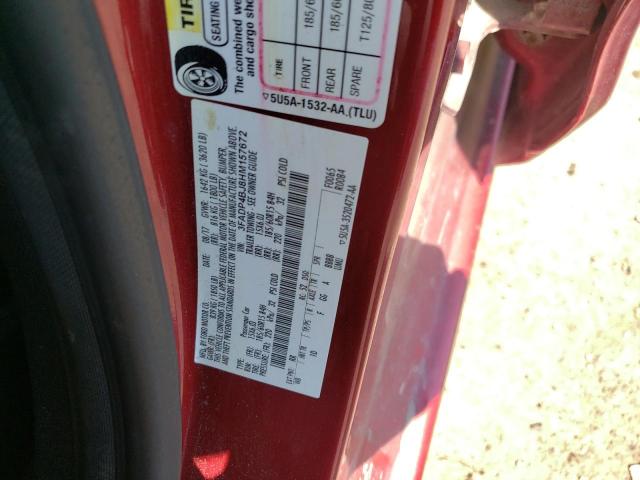 Photo 10 from auction – 2017 FORD FIESTA SE with VIN 3FADP4BJ8HM157672
