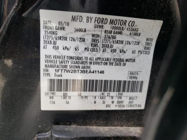 Photo 10 from auction – 2011 FORD F250 SUPER with VIN 1FT7W2BT3BEA41146