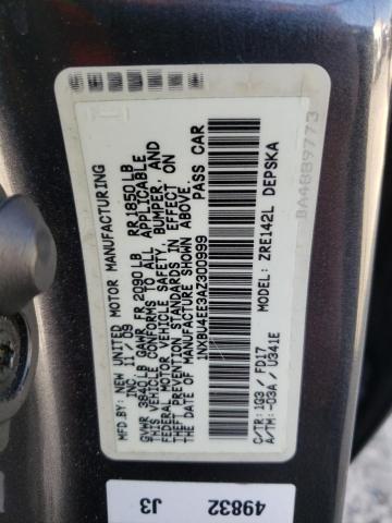 Photo 10 from auction – 2010 TOYOTA COROLLA BA with VIN 1NXBU4EE3AZ300999