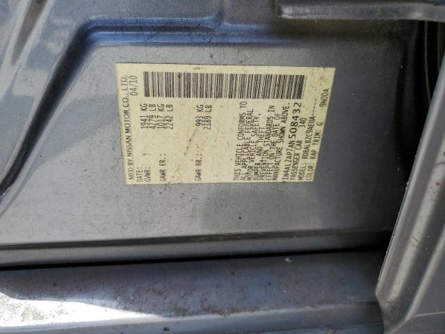Photo 10 from auction – 2010 NISSAN ALTIMA BAS with VIN 1N4AL2AP7AN508432