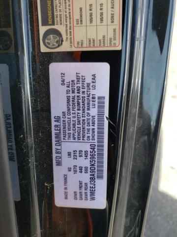 Photo 10 from auction – 2013 SMART FORTWO PUR with VIN WMEEJ3BA9DK596540