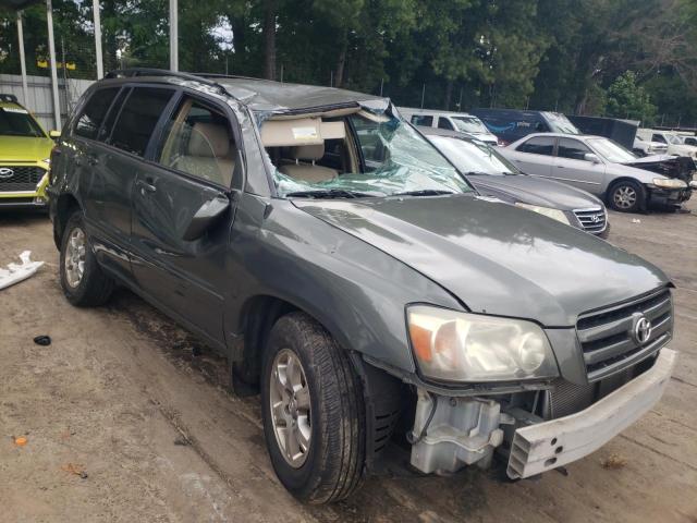 TOYOTA HIGHLANDER 2006 with VIN JTEDP21A660104870 - Photo from auction