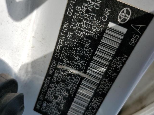 Photo 10 from auction – 2012 TOYOTA PRIUS with VIN JTDKN3DU3C5411232