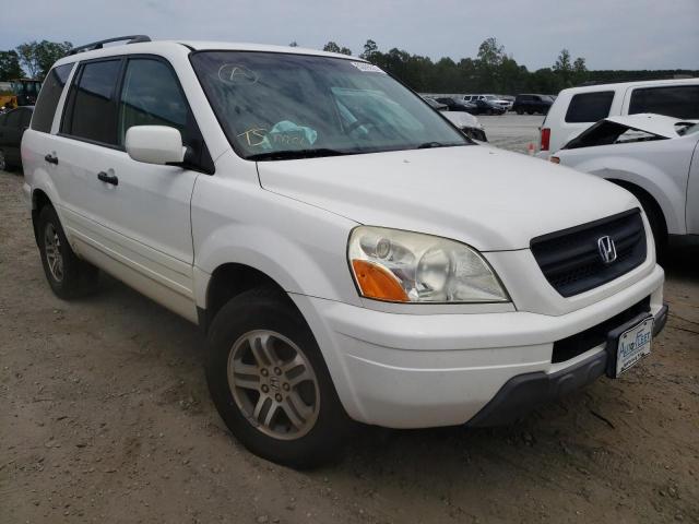HONDA PILOT EX 2004 with VIN 2HKYF18424H570914 - Photo from auction
