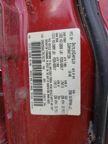 Photo 10 from auction – 2007 CHRYSLER PACIFICA with VIN 2A8GM68X17R179178