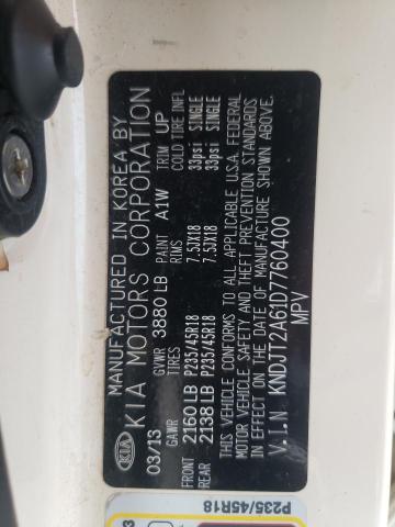 Photo 10 from auction – 2013 KIA SOUL + with VIN KNDJT2A61D7760400