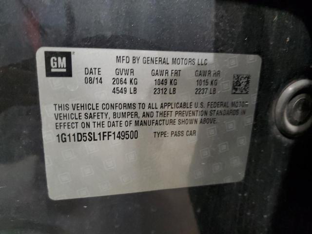 Photo 10 from auction – 2015 CHEVROLET MALIBU 2LT with VIN 1G11D5SL1FF149500