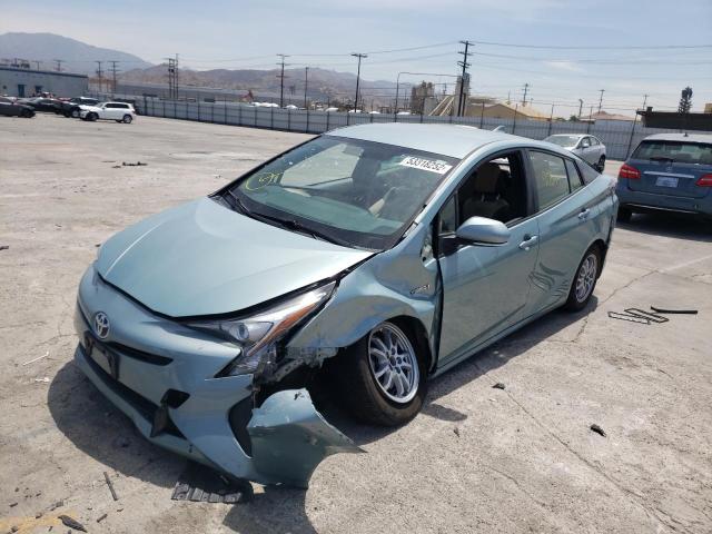 Photo 2 from auction – 2016 TOYOTA PRIUS with VIN JTDKBRFUXG3018435