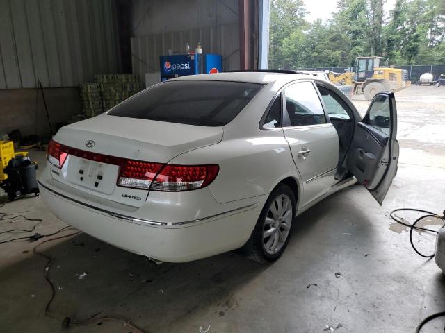Photo 4 from auction – 2006 HYUNDAI AZERA SE with VIN KMHFC46FX6A049385