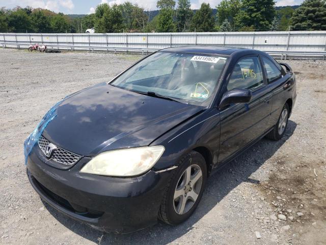 Photo 2 from auction – 2004 HONDA CIVIC EX with VIN 1HGEM22914L013878