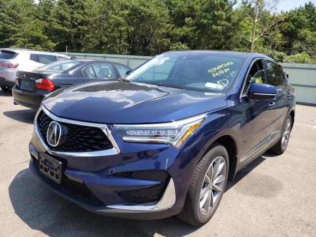 Photo 2 from auction – 2020 ACURA RDX TECHNO with VIN 5J8TC2H54LL011720