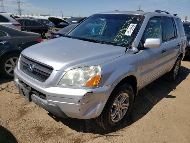 Photo 2 from auction – 2005 HONDA PILOT EXL with VIN 2HKYF18565H537232