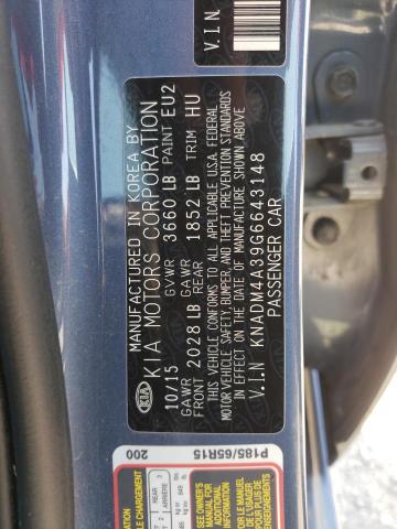 Photo 10 from auction – 2016 KIA RIO LX with VIN KNADM4A39G6643148