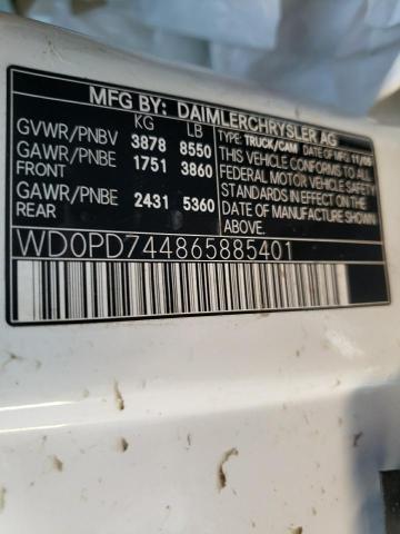Photo 10 from auction – 2006 DODGE SPRINTER 2 with VIN WD0PD744865885401