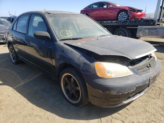 HONDA CIVIC LX 2002 with VIN 2HGES16502H573733 - Photo from auction
