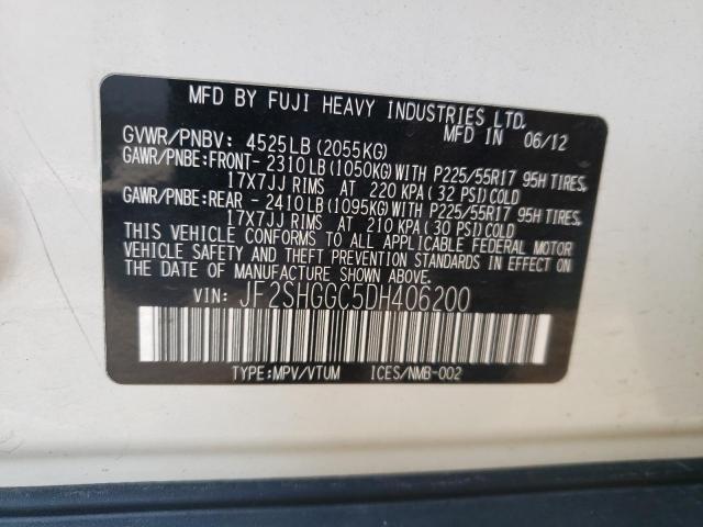 Photo 10 from auction – 2013 SUBARU FORESTER T with VIN JF2SHGGC5DH406200