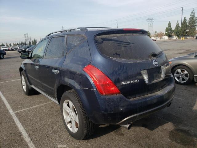 Photo 3 from auction – 2004 NISSAN MURANO SE with VIN JN8AZ08T84W212631