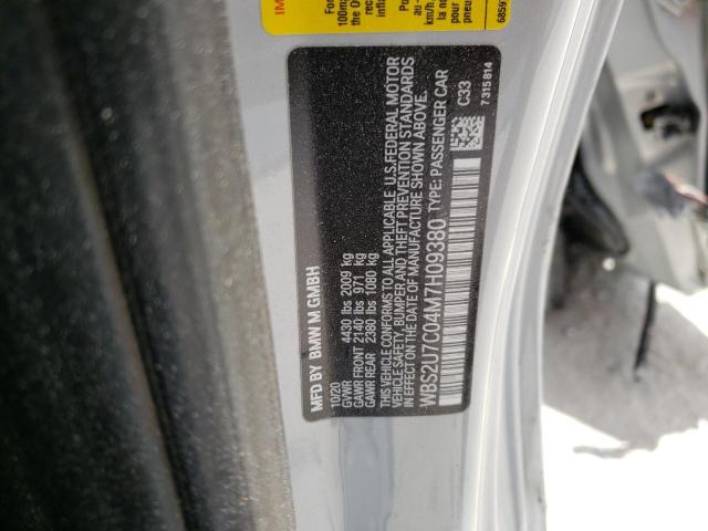 Photo 10 from auction – 2021 BMW M2 COMPETI with VIN WBS2U7C04M7H09380