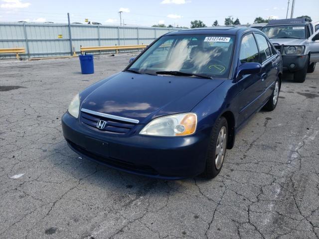 Photo 2 from auction – 2002 HONDA CIVIC EX with VIN 1HGES26712L010832