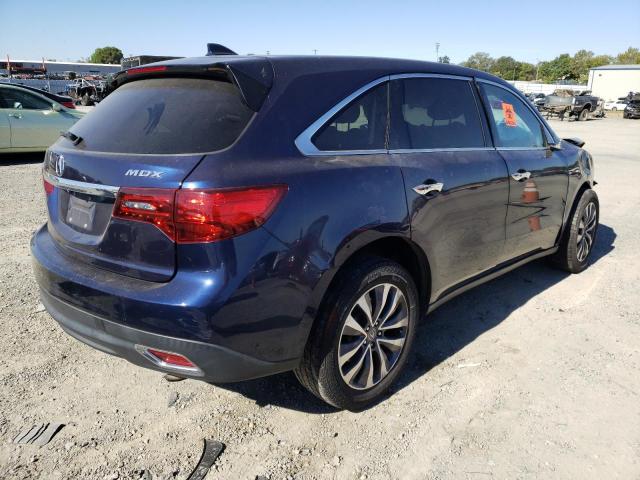 Photo 4 from auction – 2014 ACURA MDX TECHNO with VIN 5FRYD3H42EB017387