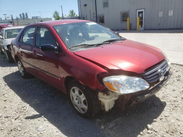 TOYOTA COROLLA CE 2004 with VIN 1NXBR32E14Z190703 - Photo from auction