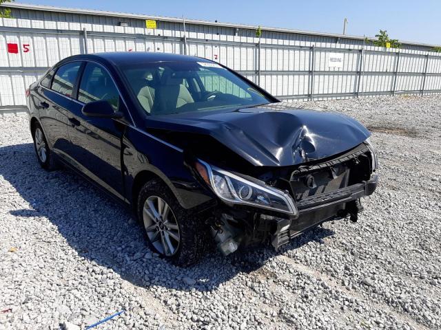 HYUNDAI SONATA SE 2017 with VIN 5NPE24AF6HH496866 - Photo from auction