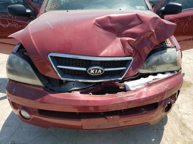 Photo 7 from auction – 2006 KIA SORENTO EX with VIN KNDJD733765620976