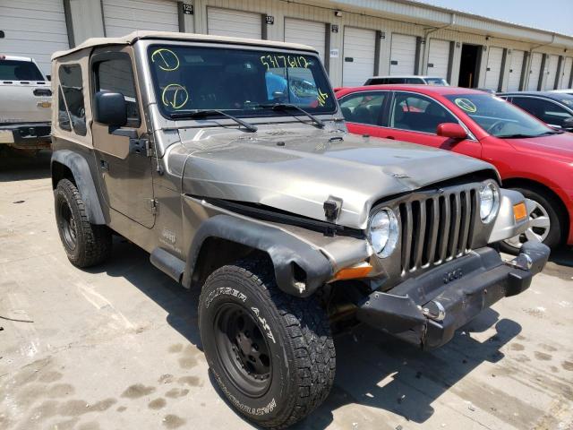 JEEP WRANGLER 2004 with VIN 1J4FA29124P739456 - Photo from auction