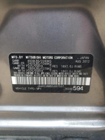 Photo 10 from auction – 2013 MITSUBISHI OUTLANDER with VIN JA4AS3AW5DU007537
