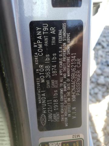 Photo 10 from auction – 2011 HYUNDAI ACCENT GLS with VIN KMHCN4AC9BU621341