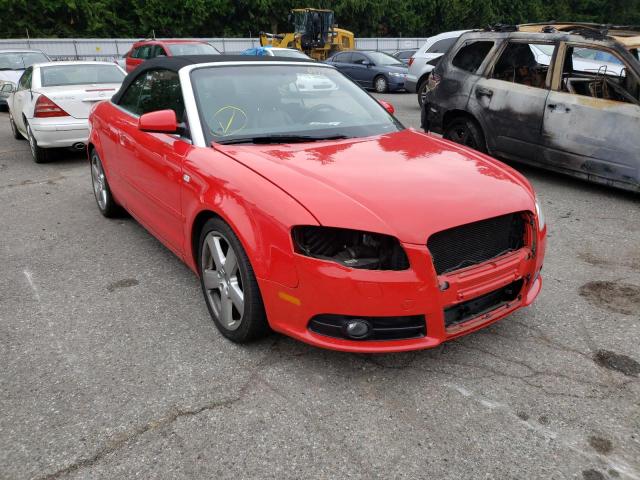 AUDI A4 S-LINE 2007 with VIN WAUBF48H07K027123 - Photo from auction